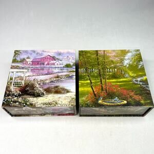 Two New Sure Lox Keepsakes Spring Themed 1000 Piece Puzzles